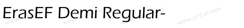 ErasEF Demi Regular字体转换